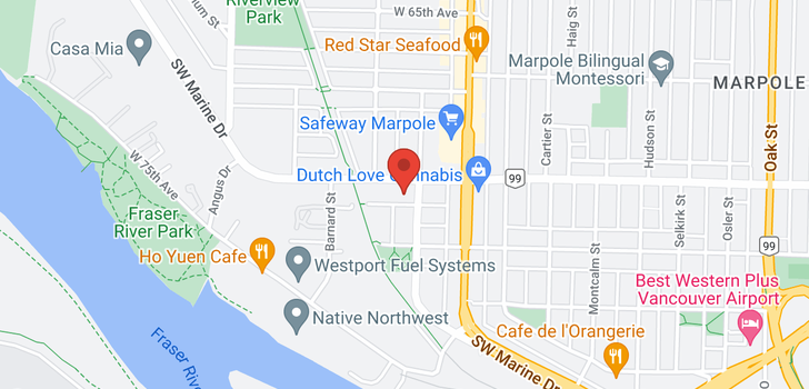 map of 303 1550 SW MARINE DRIVE